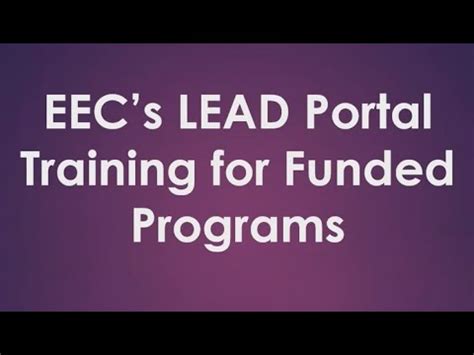 eec lead portal|eec lead force.